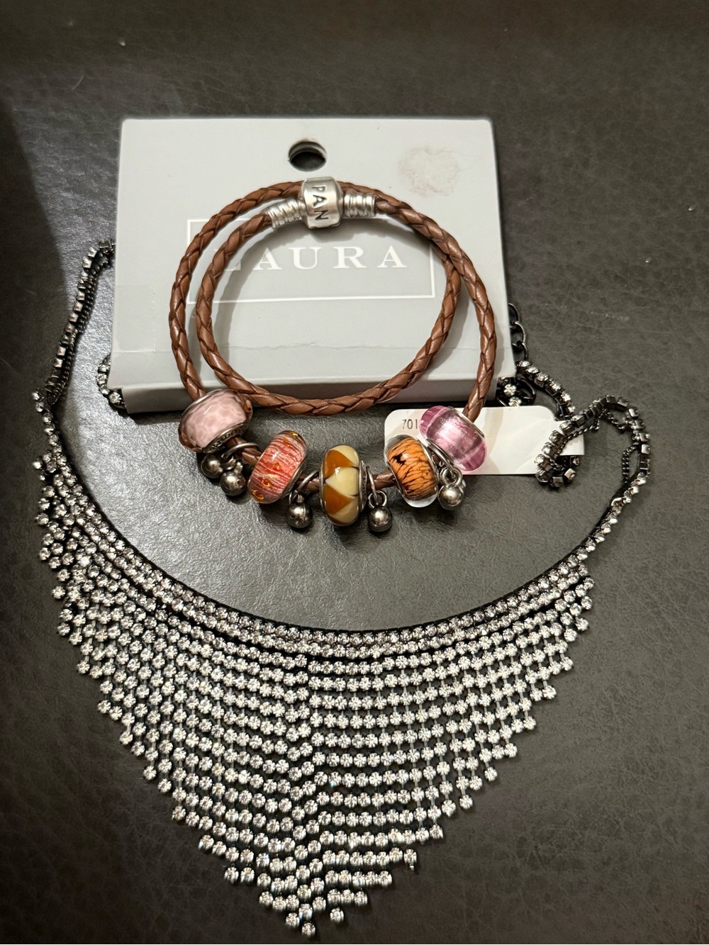 🔥LAST PRICE🔥 Pandora Moments leather Bracelet 35 cm / 13.75 inches
